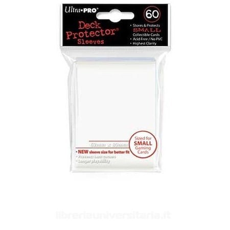 Toys4.0 DP: 82963 Small Solid White Card Sleeves - Fits Yugioh Cards - Small TO3733340